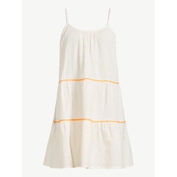 Scoop Women's Ric Rac Trim Trapeze Sundress - Picture 5 of 5